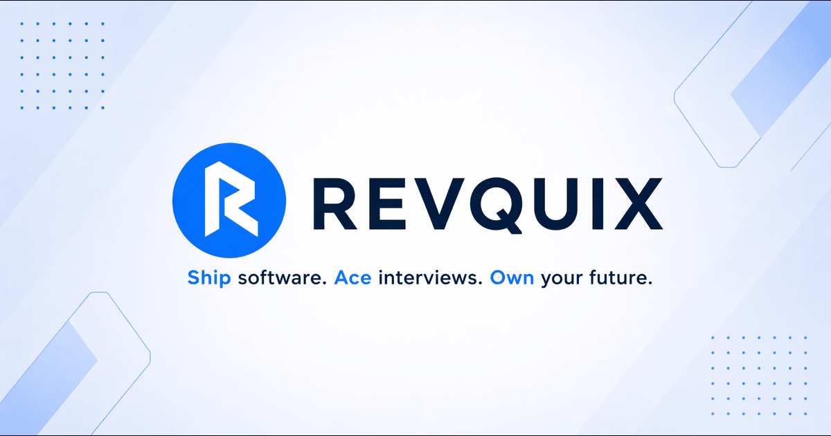 Revquix | Grow Your Tech Career, Build Products & Hire Engineers